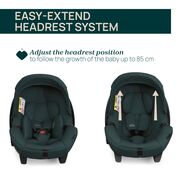 Carucior copii 3 in 1 Chicco Bellagio, Fir Tree (verde inchis), 0luni+ CHC8713633+8713733+8714633-8