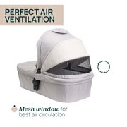 Carucior copii 3 in 1 Chicco Seety, cu scaun auto Kory Plus I-Size, FlorenceBeige (Bej), 0luni+ CHC8709770+8709870+8714645-8