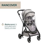 Carucior copii 3 in 1 Chicco Seety, cu scaun auto Kory Plus I-Size, FlorenceBeige (Bej), 0luni+ CHC8709770+8709870+8714645-8