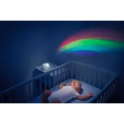 Carusel muzical 3 in 1 Chicco Rainbow cu proiectie, roz, 0 luni+ CHC1104110-1