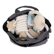 Geanta multifunctionala pentru carucior Chicco Bellagio, Black Satin, 0luni+ CHC8712745-8