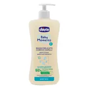 Gel de dus si sampon fara lacrimi Chicco Baby Moments Baby Skin, 500ml, 0luni+ CHC10594-9