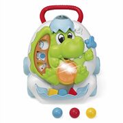 Jucarie Chicco 2 in 1, centru de activitati si antemergator Dinozaur, 9-24 luni CHC11293-1