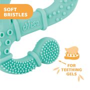 Jucarie copii Chicco pentru dentitie din silicon, Cameleon vernil, 2luni+ CHC2811020-7