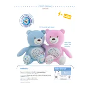 Jucarie cu proiectie Chicco Ursuletul bebelus, albastra, 0luni+ CHC0801520-1