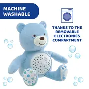 Jucarie cu proiectie Chicco Ursuletul bebelus, albastra, 0luni+ CHC0801520-1