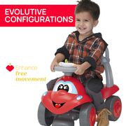 Masinuta copii Chicco Billy Walk and Ride 2 in 1, Rosu, 12-36luni+ CHC1121100-1