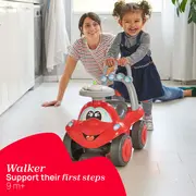 Masinuta copii Chicco Billy Walk and Ride 2 in 1, Rosu, 12-36luni+ CHC1121100-1