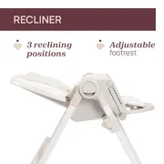 Scaun de masa Chicco Polly Armonia MotherPearl, 0luni+ CHC8714084-8