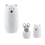 Set manichiura bebe Chicco, Urs polar, 0 luni+ CHC1073110-7