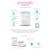 Sterilizator electric digital Chicco cu uscator biberoane si accesorii mici, 0luni+ CHC0739210-7