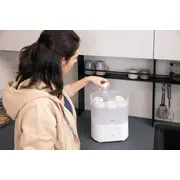 Sterilizator electric digital Chicco cu uscator biberoane si accesorii mici, 0luni+ CHC0739210-7