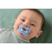 Suzeta anatomica Chicco PhysioForma DualSoft, 2buc, bleu, 2-6luni CHC7308861-7