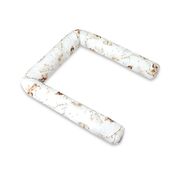 Aparatoare pentru patut, MimiNu, Tip rulou, Cu husa detasabila, Lungime 180 cm, Din bumbac certificat Oeko Tex Standard 100, Fairy BYN6426972029469