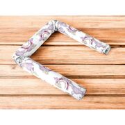 Aparatoare pentru patut, Qmini, Tip rulou, Cu husa detasabila, Lungime 180 cm, Din bumbac certificat Oeko Tex Standard 100, Elephants on Rainbow Pink BYN6426972029650