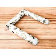 Aparatoare pentru patut, Qmini, Tip rulou, Cu husa detasabila, Lungime 180 cm, Din bumbac certificat Oeko Tex Standard 100, Mickey Mouse BYN6426972029674