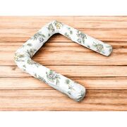 Aparatoare pentru patut, Qmini, Tip rulou, Cu husa detasabila, Lungime 180 cm, Din bumbac certificat Oeko Tex Standard 100, Safari BYN6426972029629