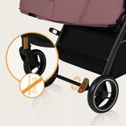 Carucior sport, Lionelo, Ingrid, Capotina impermeabila cu filtru UPF50+, Pana la 22 Kg, Spatar reglabil in 3 pozitii, Include suport pahar si plasa de tantari, Sistem pentru pliere automata, 6 luni+, Roz BYNLO-INGRID_PINK_MAUVE