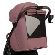 Carucior sport, Lionelo, Ingrid, Capotina impermeabila cu filtru UPF50+, Pana la 22 Kg, Spatar reglabil in 3 pozitii, Include suport pahar si plasa de tantari, Sistem pentru pliere automata, 6 luni+, Roz BYNLO-INGRID_PINK_MAUVE