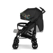 Carucior sport compact, Lionelo, Irma, Spatar reglabil in 4 pozitii, Suport picioare reglabil, Manere rotative, Pliere tip umbrela, 6- 36 luni, Pana la 15 kg, Conform cu EN1888-1:2018, Negru BYNLO-IRMA_DREAMIN