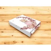 Cearceaf cu elastic, MimiNu, Pentru patut 120X60 cm, Din bumbac certificat Oeko Tex Standard 100, Design, Betty BYN6426972029360