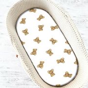 Cearceaf cu elastic, Qmini, Pentru landou, carucior si cosulet, Dimensiune 80x35 cm, Din bumbac certificat Oeko Tex Standard 100, Teddy Toys BYN6426972029582