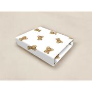 Cearceaf cu elastic, Qmini, Pentru patut co-sleeper, Leonie, Dimensiune 83 x 50 cm, Din bumbac certificat Oeko Tex Standard 100, Teddy Toys BYN6426972029551