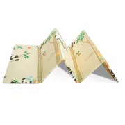 Covoras de joaca, Bocioland, Panda, Pliabil, Protectie impotriva loviturilor, Dimensiune mare, 180 x 150 cm, Cu Imprimeu pe ambele parti, Potrivit pentru utlizare atat in interior, cat si in exterior BYNBL128