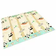 Covoras de joaca, Bocioland, Panda, Pliabil, Protectie impotriva loviturilor, Dimensiune mare, 180 x 150 cm, Cu Imprimeu pe ambele parti, Potrivit pentru utlizare atat in interior, cat si in exterior BYNBL128