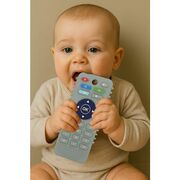 Jucarie de dentitie, Bocioland, In forma de telecomanda,0 luni+, Gri BYNBL242