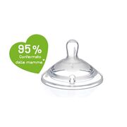 Tetina Chicco s. Natural Feeling, flux rapid, 2buc, 6 luni+ CHC81047-7