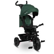 Tricicleta copii, Lionelo, Haari, Ultrapliabila, Multifunctionala, Suport picioare, Control al directiei, Scaun reversibil, Rotire 360 grade, Conform cu standardul european de securitate EN71, Verde BYNLO-HAARI_GREEN_EMERALD