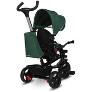 Tricicleta copii, Lionelo, Haari, Ultrapliabila, Multifunctionala, Suport picioare, Control al directiei, Scaun reversibil, Rotire 360 grade, Conform cu standardul european de securitate EN71, Verde BYNLO-HAARI_GREEN_EMERALD