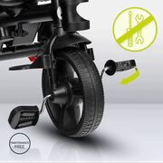 Tricicleta copii, Lionelo, Haari, Ultrapliabila, Multifunctionala, Suport picioare, Control al directiei, Scaun reversibil, Rotire 360 grade, Conform cu standardul european de securitate EN71, Verde BYNLO-HAARI_GREEN_EMERALD