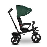 Tricicleta copii, Lionelo, Haari, Ultrapliabila, Multifunctionala, Suport picioare, Control al directiei, Scaun reversibil, Rotire 360 grade, Conform cu standardul european de securitate EN71, Verde BYNLO-HAARI_GREEN_EMERALD