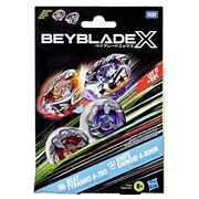 BEYBLADE X PACHET DUO BEAT TYRANNO 4-70Q SI KNIFE SHINOBI 4-80HN VIVF9586_G1542