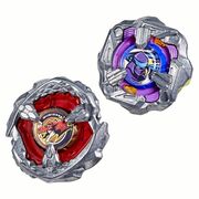 BEYBLADE X PACHET DUO BEAT TYRANNO 4-70Q SI KNIFE SHINOBI 4-80HN VIVF9586_G1542