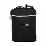 Geanta biberon, FreeON, Double Style, Pentru 2 biberoane, Mentine continutul atat cald, cat si rece, Black BYN86243