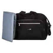 Geanta pentru scutece, FreeON, Style, Impermbeabila, Cu multiple buzunare, Dimensiune compacta, 39x32x18 cm, Black BYN86229