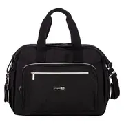 Geanta pentru scutece, FreeON, Style, Impermbeabila, Cu multiple buzunare, Dimensiune compacta, 39x32x18 cm, Black BYN86229