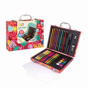 HAPPI HOBBI ART CASE SET DE DESEN DELUXE CU 50 DE ACCESORII LUMEA MEA VIV1038-82060