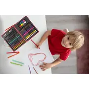 HAPPI HOBBI ART CASE SET DE DESEN DELUXE CU 50 DE ACCESORII LUMEA MEA VIV1038-82060