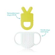 Jucarii dentitie, FridaBaby, 4 in 1, Calmeaza gingiile in timpul eruptiei dentare, 4 forme, Fabricat din silicon non-toxic, BPA-free, Multicolor BYNFRI42