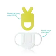 Jucarii dentitie, FridaBaby, 4 in 1, Calmeaza gingiile in timpul eruptiei dentare, 4 forme, Fabricat din silicon non-toxic, BPA-free, Multicolor BYNFRI42