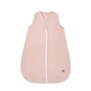 Sac de dormit, Qmini, Cu fermoar, Pentru bebelusi, De iarna, Din muselina dubla, 70 cm, Material certificat Oeko Tex Standard 100, Powder Pink BYN6426972029865