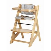 Scaun de masa, FreeON, Toby Plus, 6 luni - 15 Kg, Reglabil pe inaltime, Pernuta, Tavita detasabila, Suport de picioare reglabil, Natur BYN86472