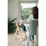 Scaun de masa, FreeON, Toby Plus, 6 luni - 15 Kg, Reglabil pe inaltime, Pernuta, Tavita detasabila, Suport de picioare reglabil, Natur BYN86472