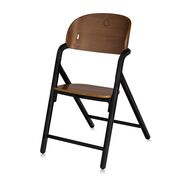 Scaun de masa multifunctional Celia, Lionelo, Din lemn de fag, 6 luni- adult, Reglabil pe inaltime, Husa impermeabila, Tavita silicon, Suport de picioare reglabil, Greutate maxima 90 Kg, Negru BYNLO-CELIA_BLACK_WOOD