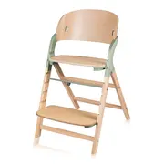 Scaun de masa multifunctional Megan, Lionelo, Din lemn de fag, 6 luni- adult, Reglabil pe inaltime, Husa impermeabila, Tavita silicon, Suport de picioare reglabil, Greutate maxima 110 Kg, Verde BYNLO-MEGAN_GREEN_WOOD
