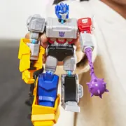 TRANSFORMERS MIX MASHERS SET FIGURINA OPTIMUS PRIME 12CM SI ACCESORII VIVF9731_F9737